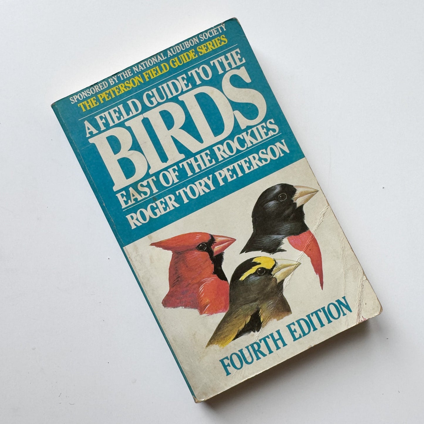 A Field Guide to the Birds, Roger Tory Peterson, Paperback Fourth Edition, 1980 - Pretty Old Books