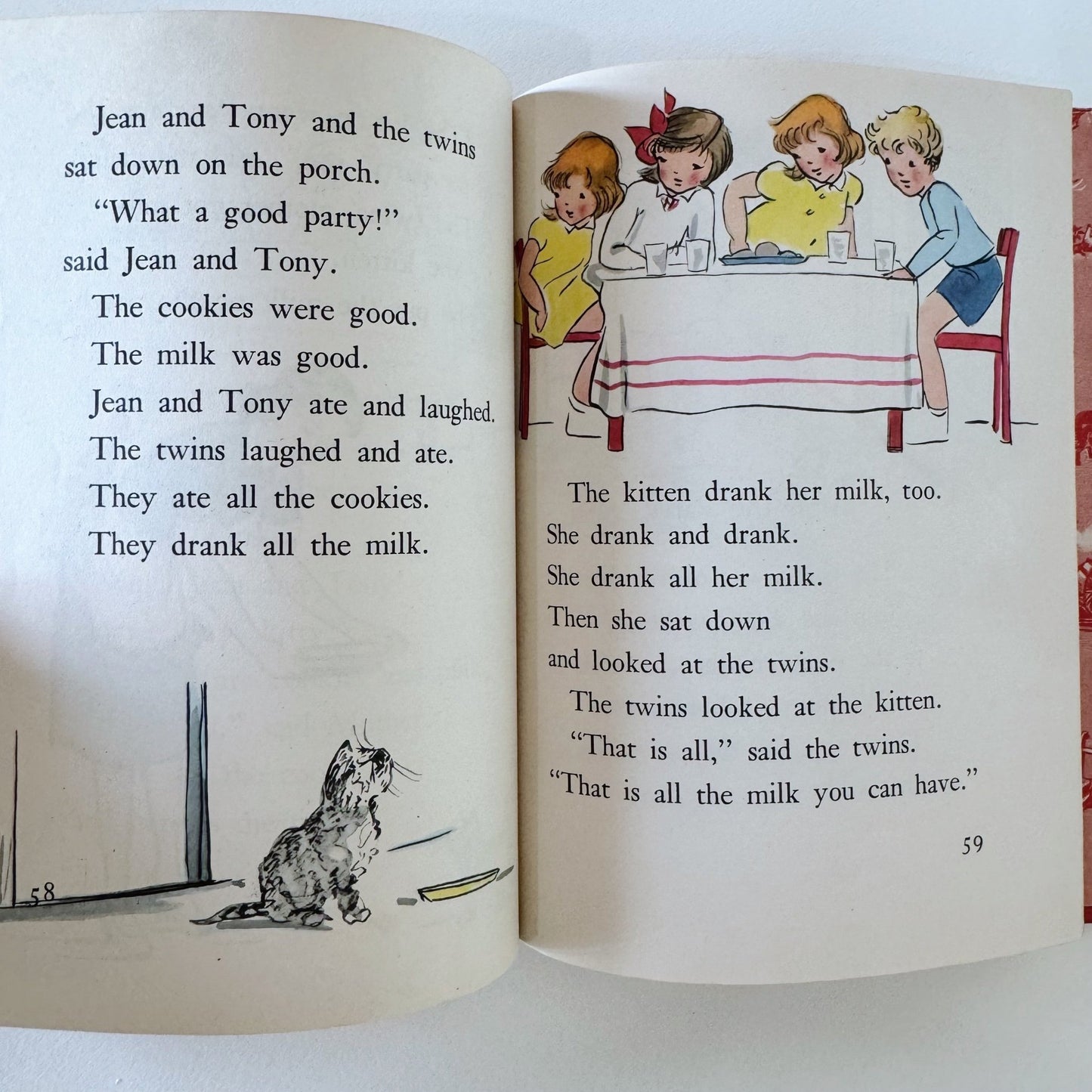 A Home For Sandy, Reading For Interest Series, Early Reader, 1942 - Pretty Old Books