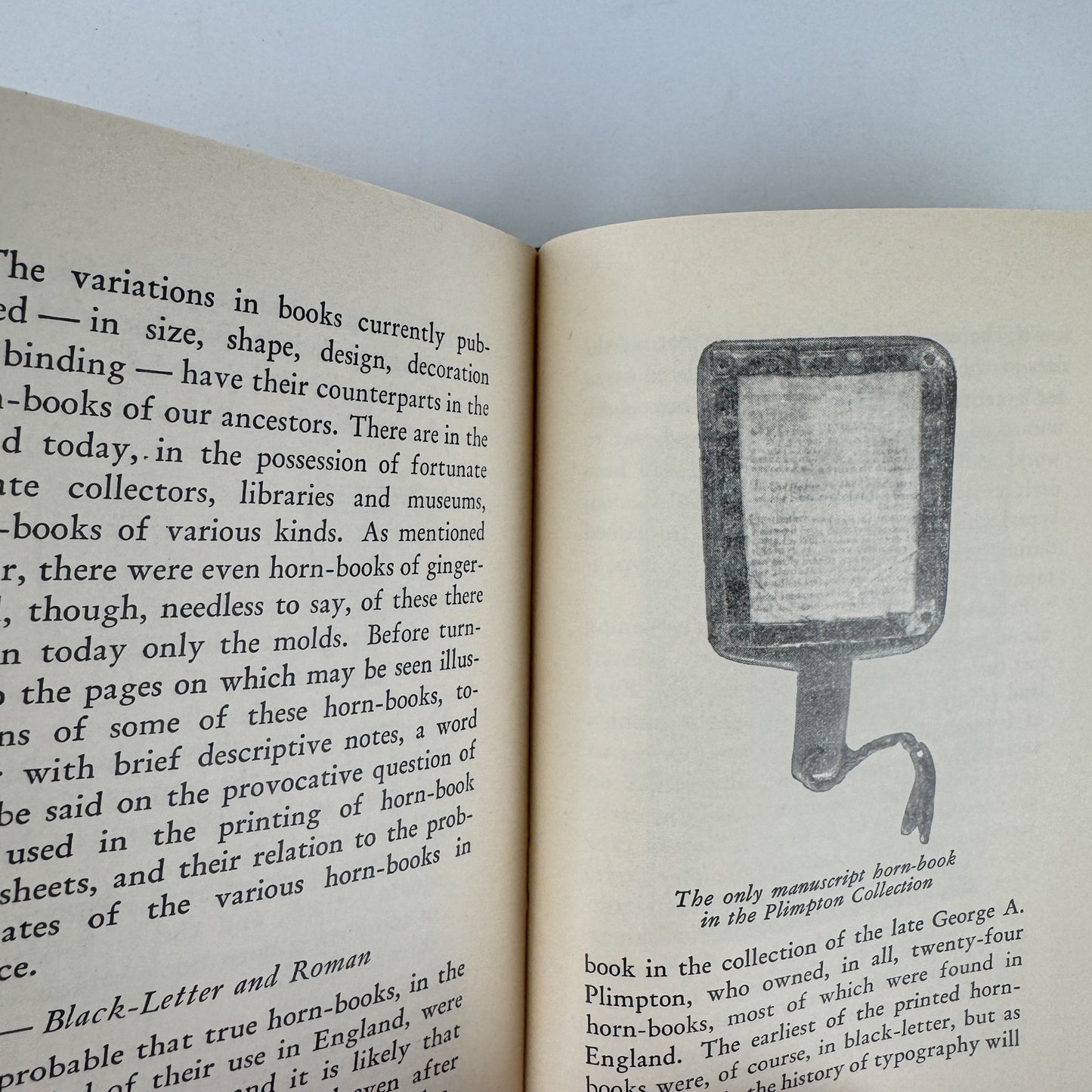 A Little History of the Horn - Book, Beulah Folmsbee, Vintage Mini Illustrated Hardcover - Pretty Old Books