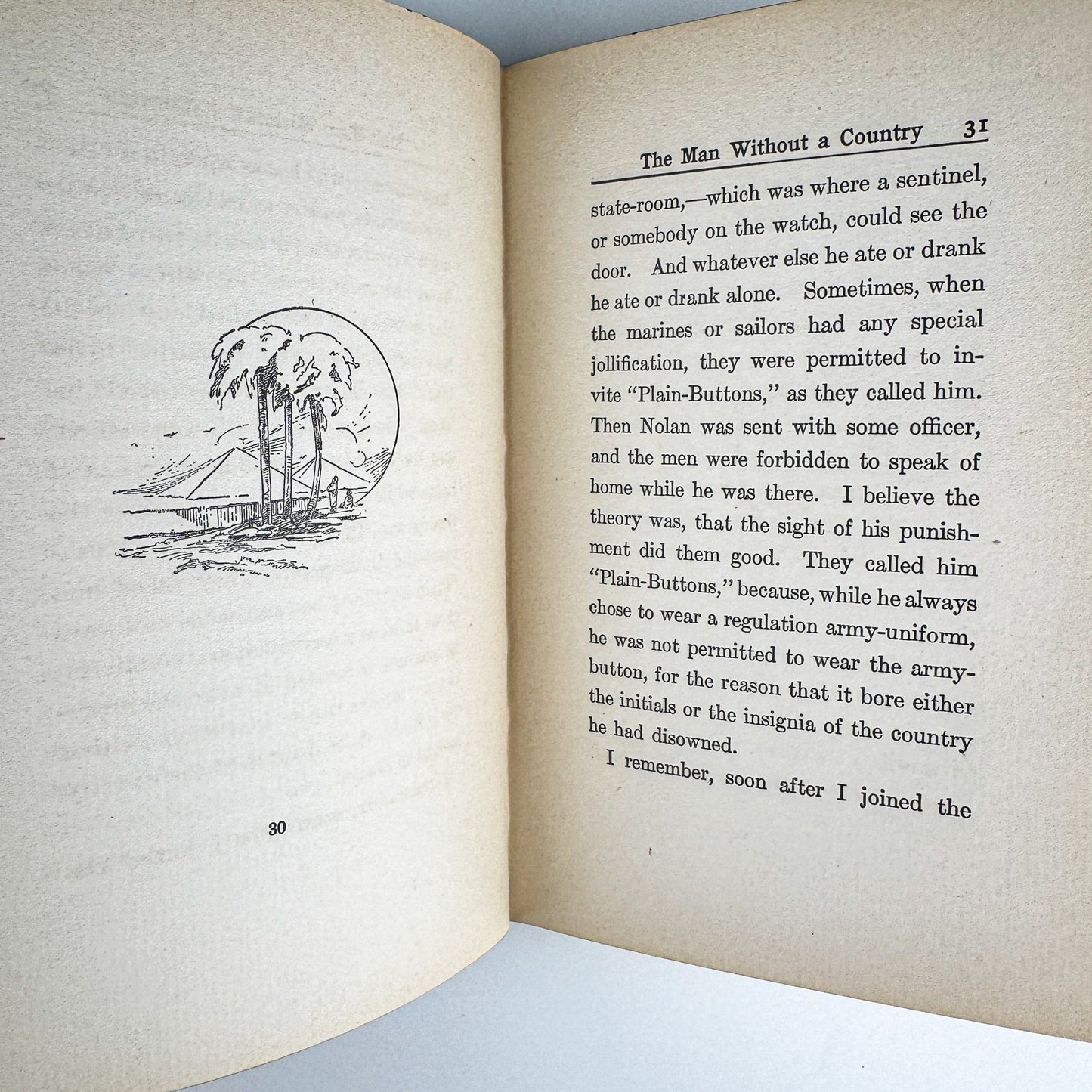 A Man Without a Country, Edward Everett Hale, Illustrated - Pretty Old Books