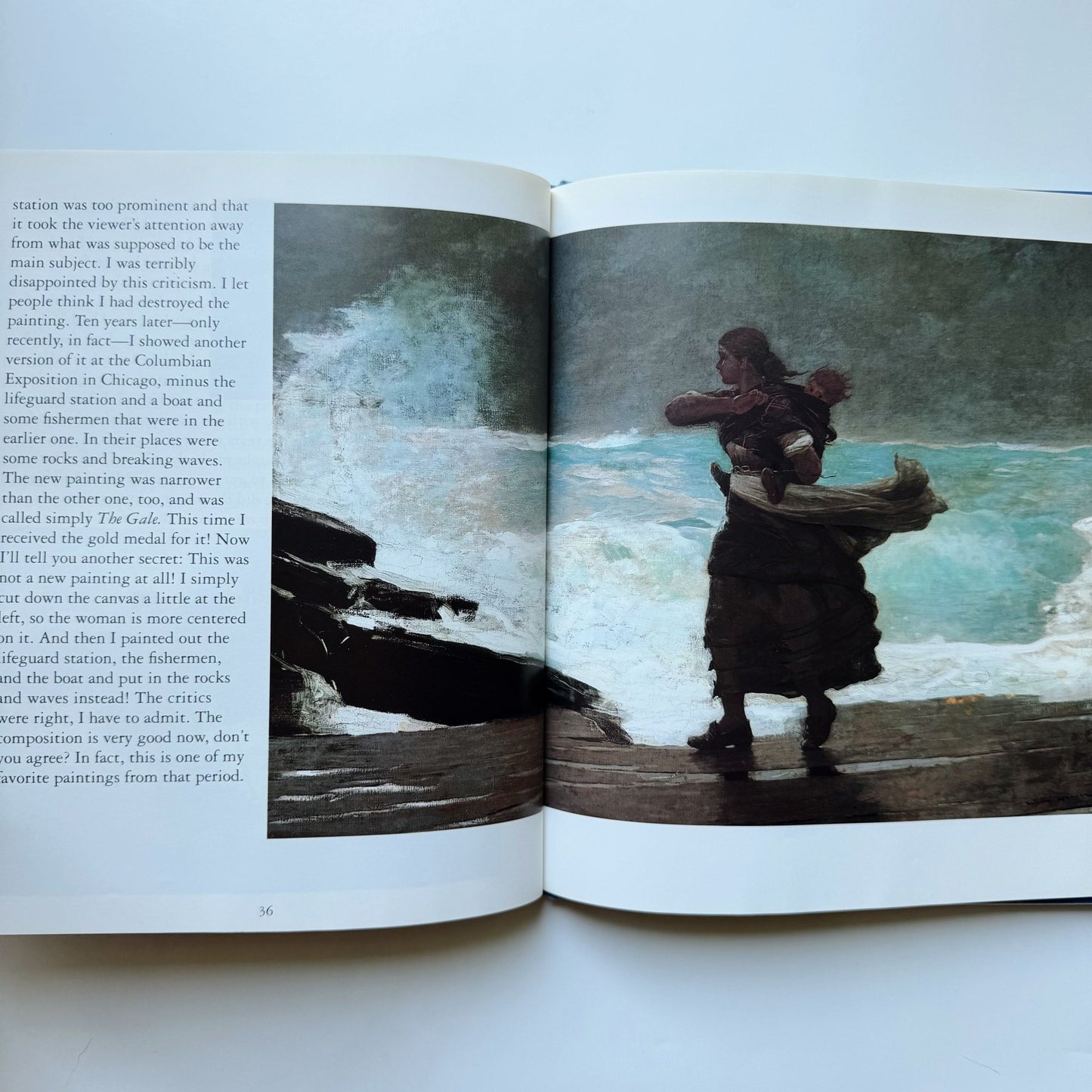 A Weekend With Winslow Homer, 1993, Children's Art Picture Study Hardcover - Pretty Old Books