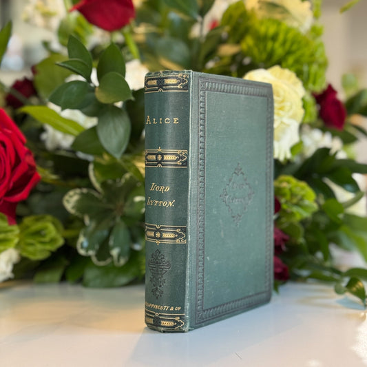 Alice or The Mysteries, Lord Lytton Edition, 1883 - Pretty Old Books