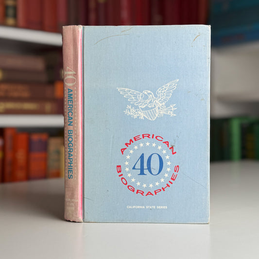 American Biographies: 40 Influential Figures – California State Textbook, 1964 - Pretty Old Books