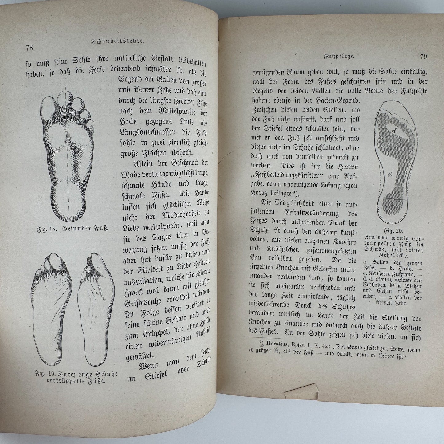 Antique 1883 German Beauty Advice Book for Women, Illustrations - Pretty Old Books