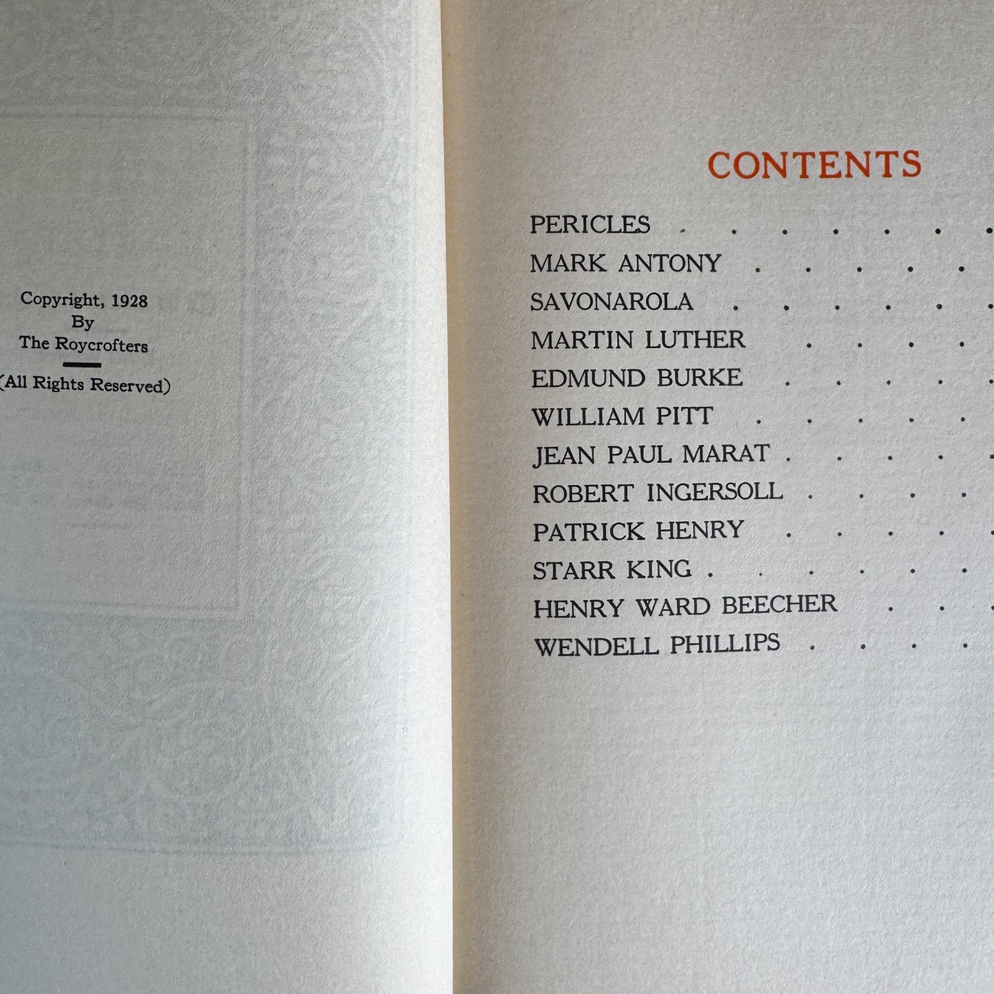 Antique Brown and Copper Book Set, Little Journeys to the Homes of the Great, 1928 Biographies - Pretty Old Books