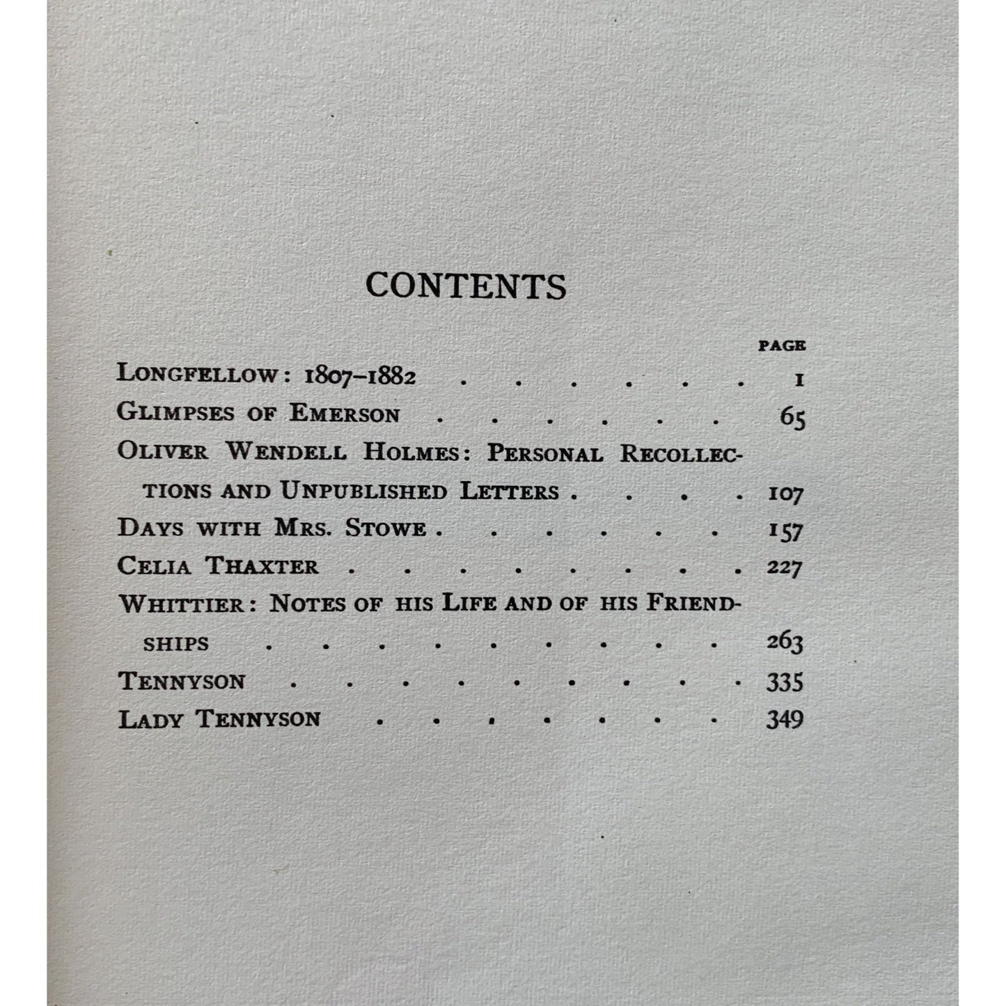 Authors and Friends, Annie Fields, Literary Biographies, Vintage 1969 Reprint - Pretty Old Books