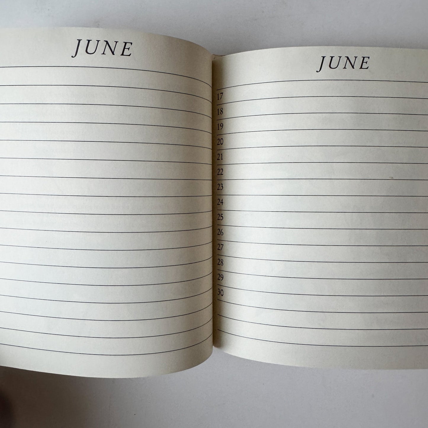 Avon French Aster Birthday Book, 1985 Perpetual Calendar, Botanical Art - Pretty Old Books