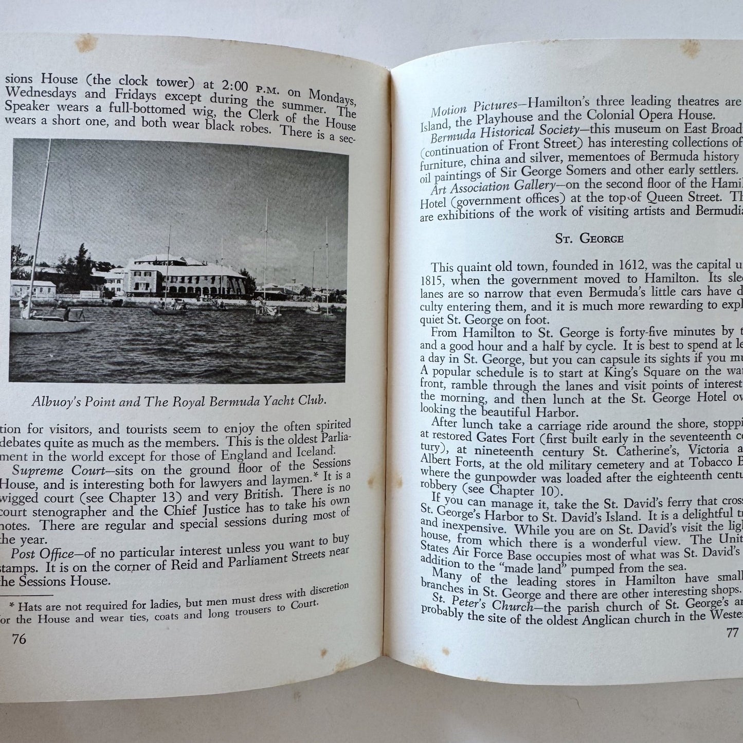 Bermuda Holiday, 1950 Vintage Travel Guide - Pretty Old Books