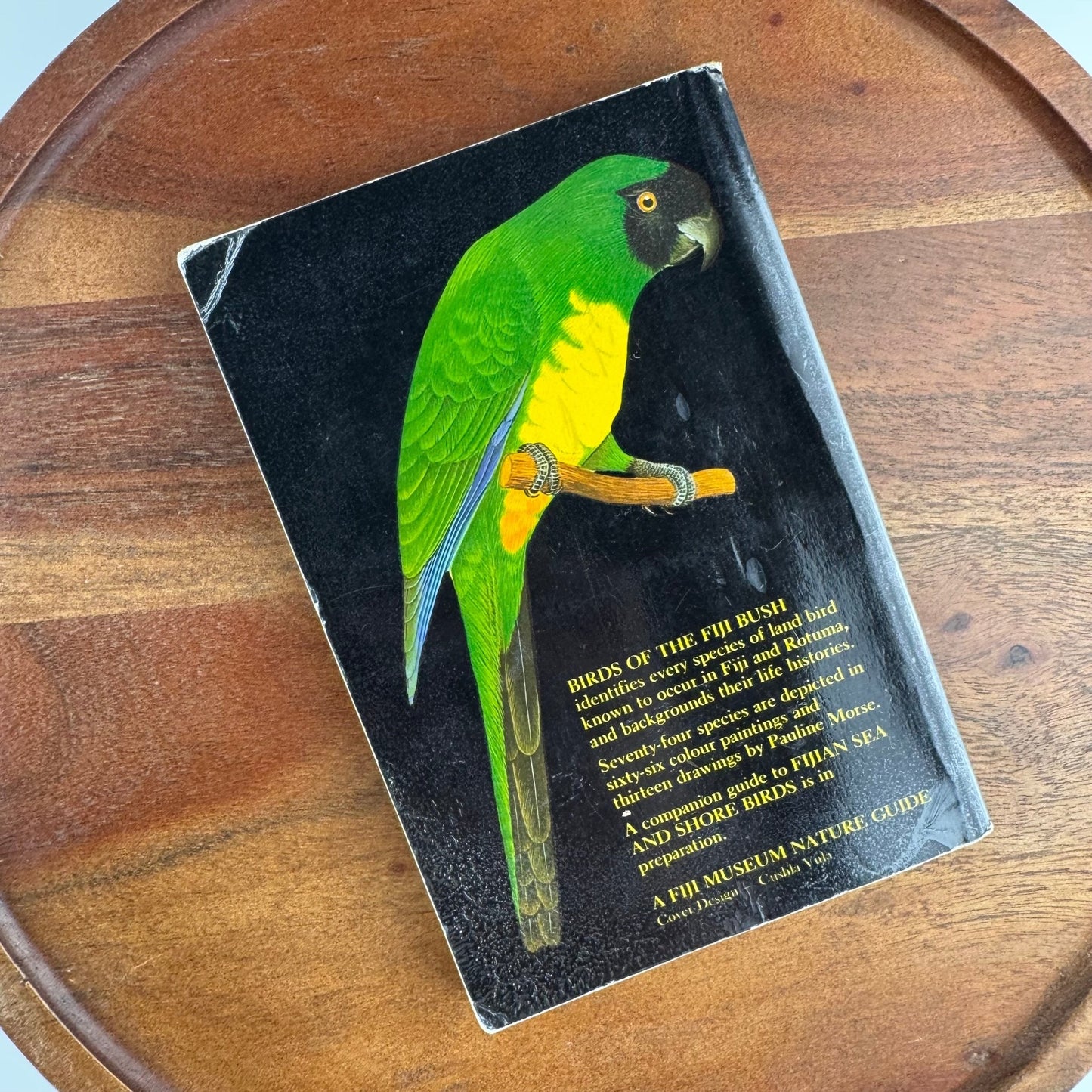 Birds of the Fiji Bush, Vintage 1984 Illustrated Field Guide Paperback - Pretty Old Books