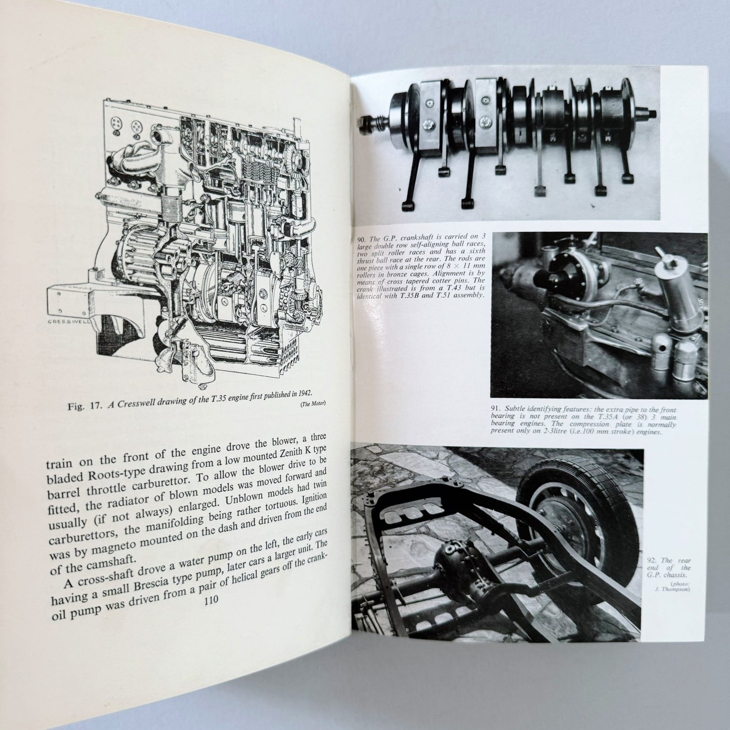 Bugatti, Vintage Car Book, Illustrated Collectible 1963 Hardcover - Pretty Old Books