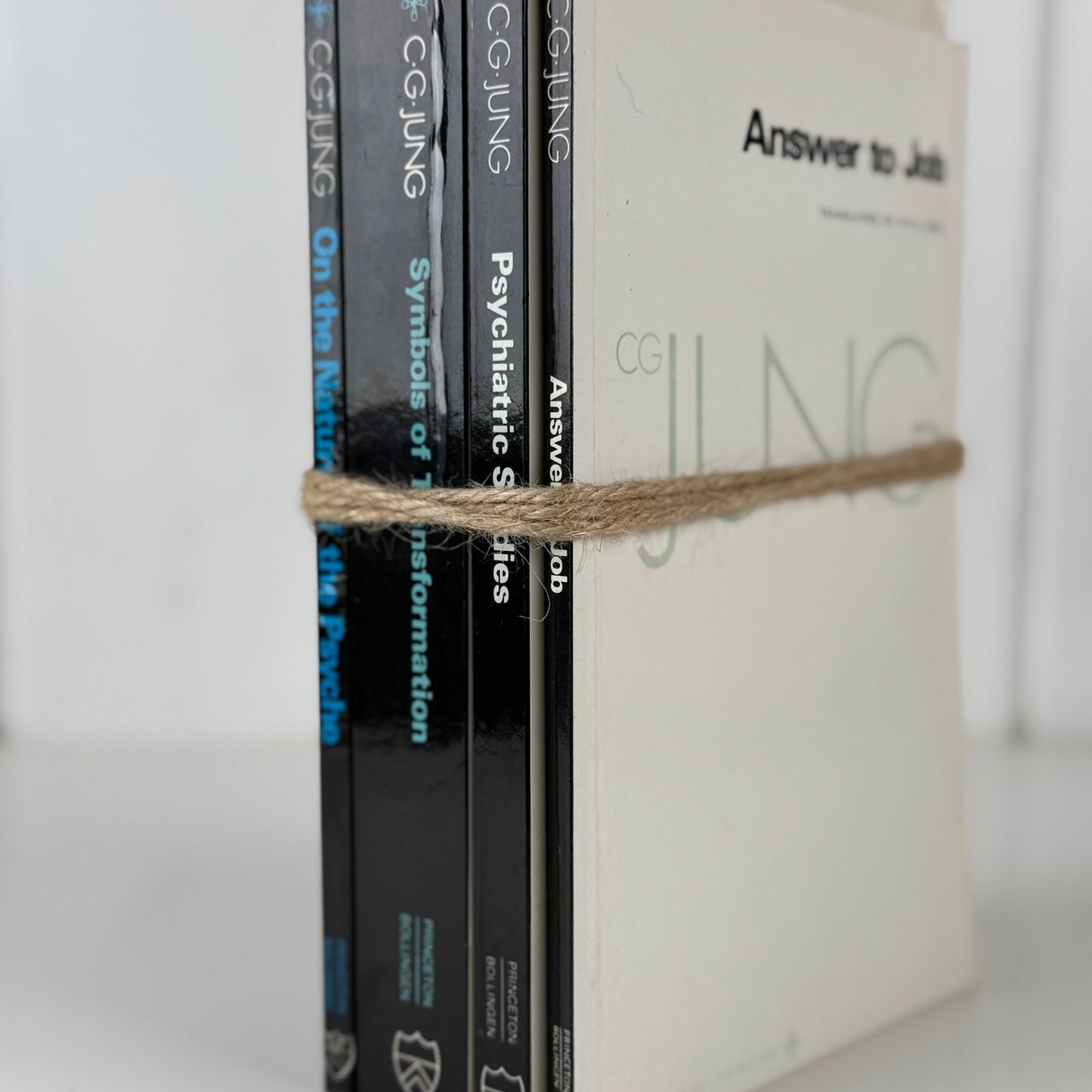 Carl Jung, The Bollingen Series Paperbacks, Set of 4: Nature of Psyche, Answer to Job - Pretty Old Books