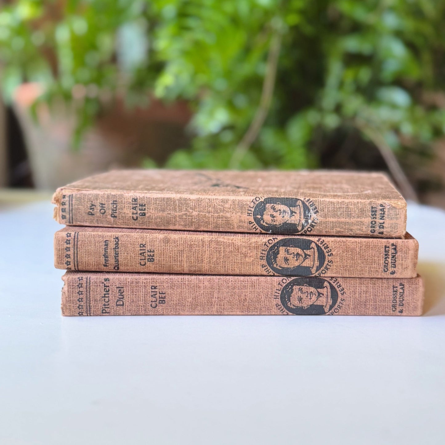 Chip Hilton Sports Series Book Set, Claire Bee 1950s Hardcovers - Pretty Old Books