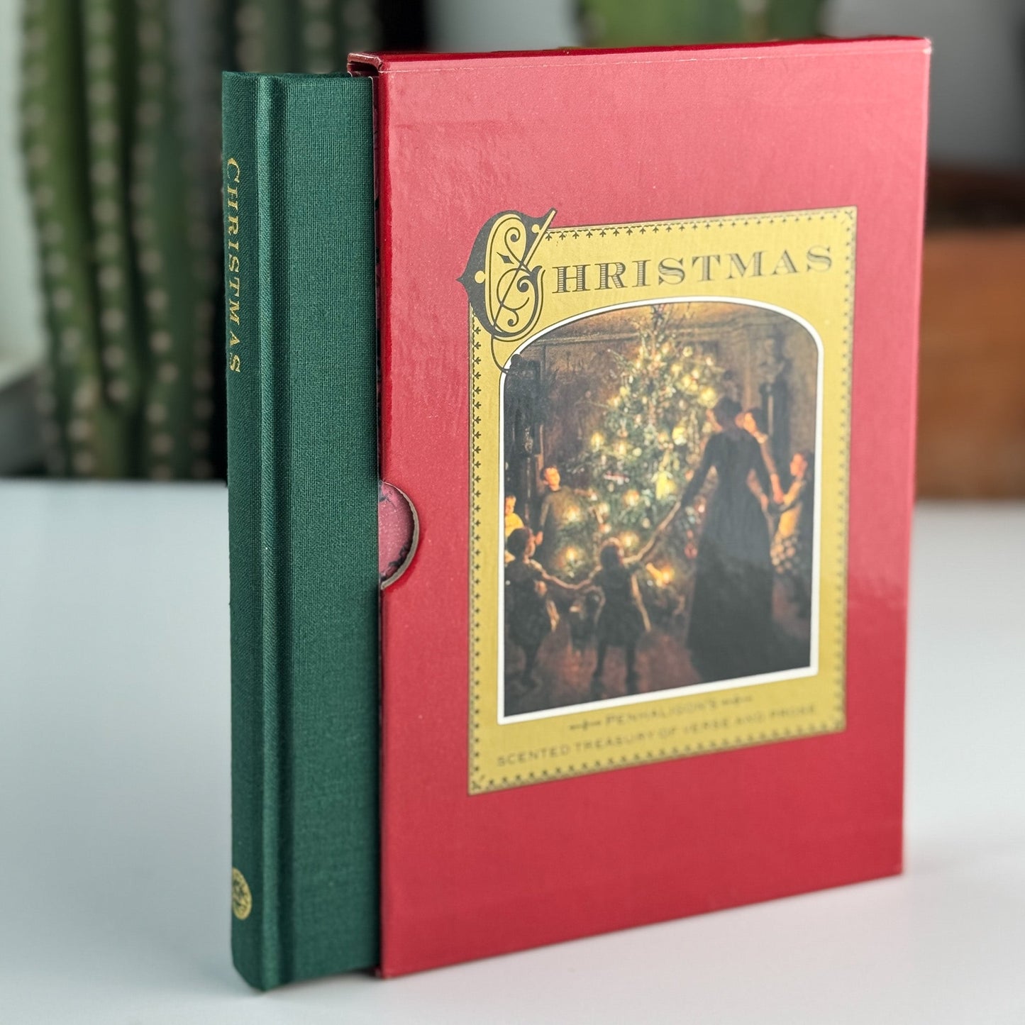 Christmas, Penhaligon's Scented Treasury of Verse and Prose, Slipcased Illustrated Book - Pretty Old Books