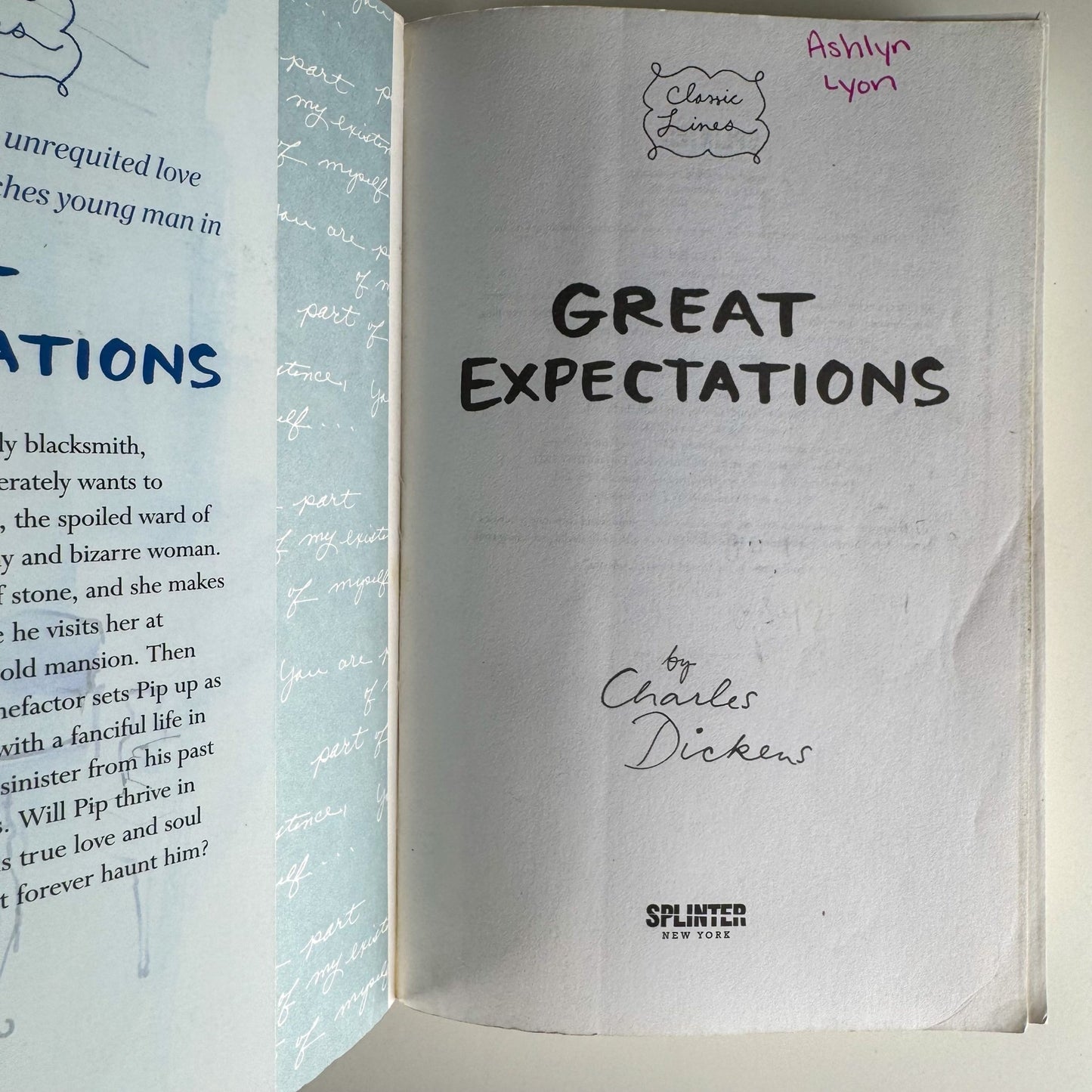 Classic Lines Editions: Great Expectations and Wuthering Heights, Paperback 2012 - Pretty Old Books