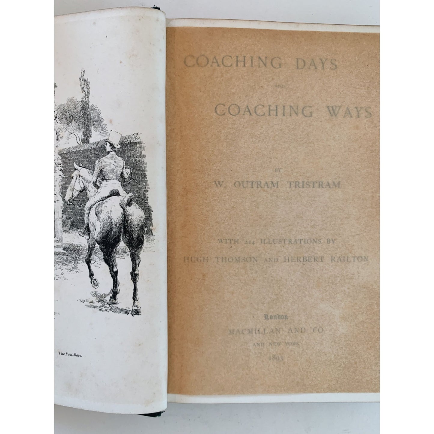Coaching Days and Coaching Ways, 1893, Hardcover, Rare - Pretty Old Books