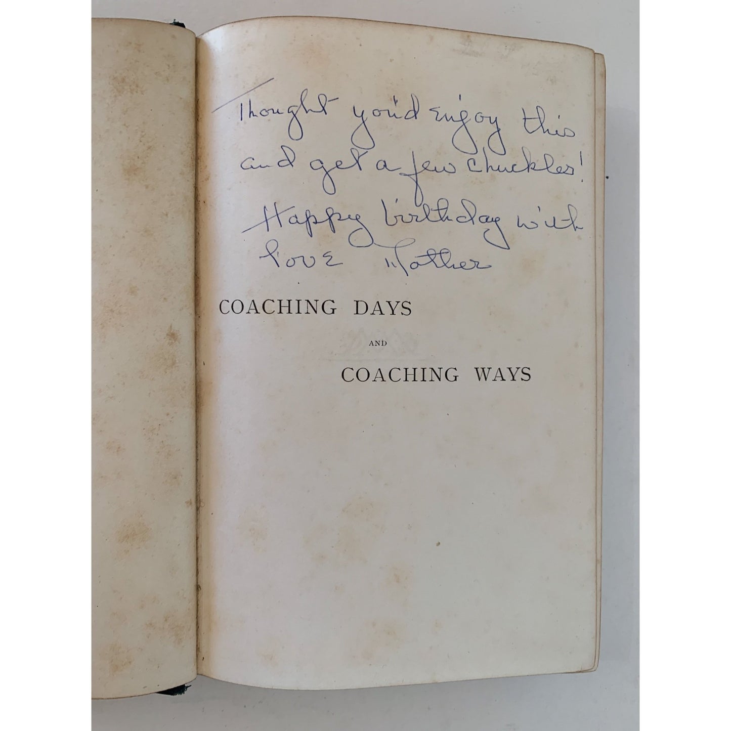 Coaching Days and Coaching Ways, 1893, Hardcover, Rare - Pretty Old Books