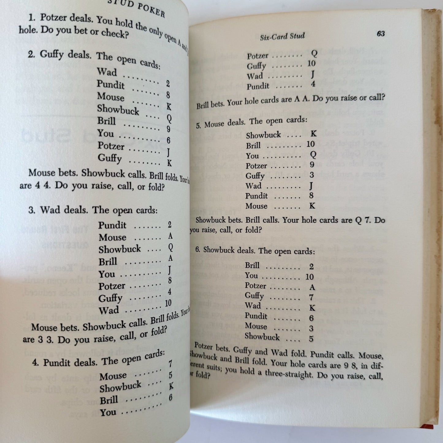 Common Sense in Poker, Irwin Steig, Illustrated Vintage Poker Guide 1963 - Pretty Old Books