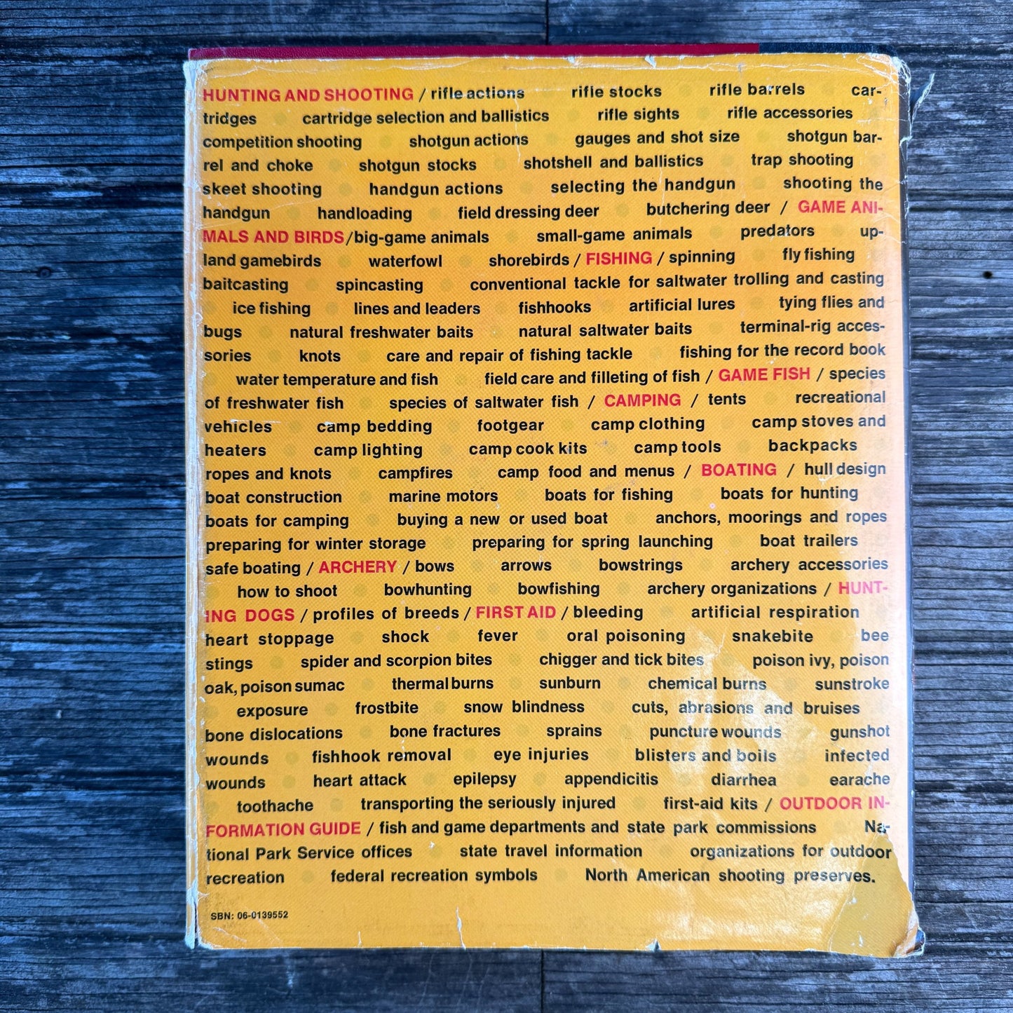 Complete Outdoors Encyclopedia 1972 Hardcover with Dust Jacket - Pretty Old Books