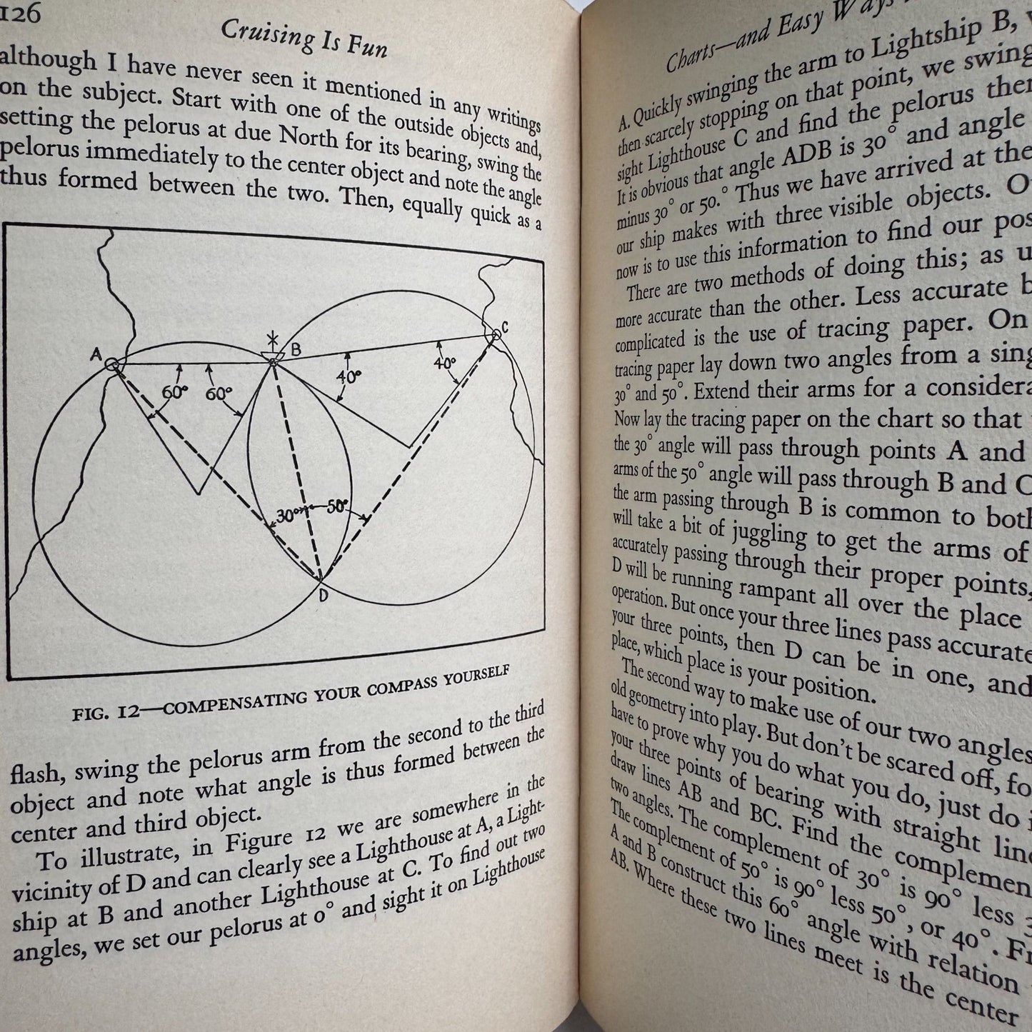 Cruising Is Fun: The Handy Book For Yachtsmen, 1941 Hardcover Boating Book - Pretty Old Books