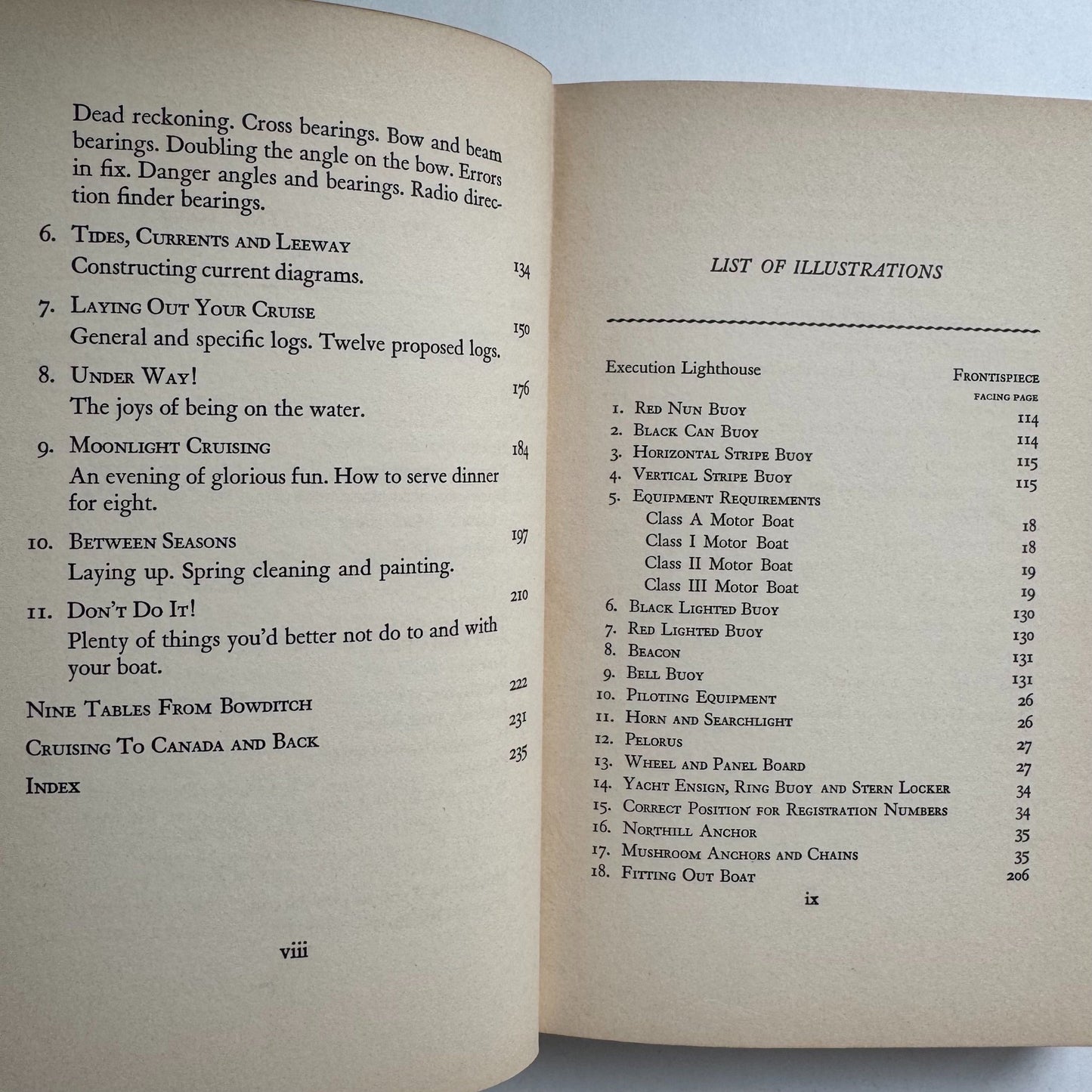 Cruising Is Fun: The Handy Book For Yachtsmen, 1941 Hardcover Boating Book - Pretty Old Books