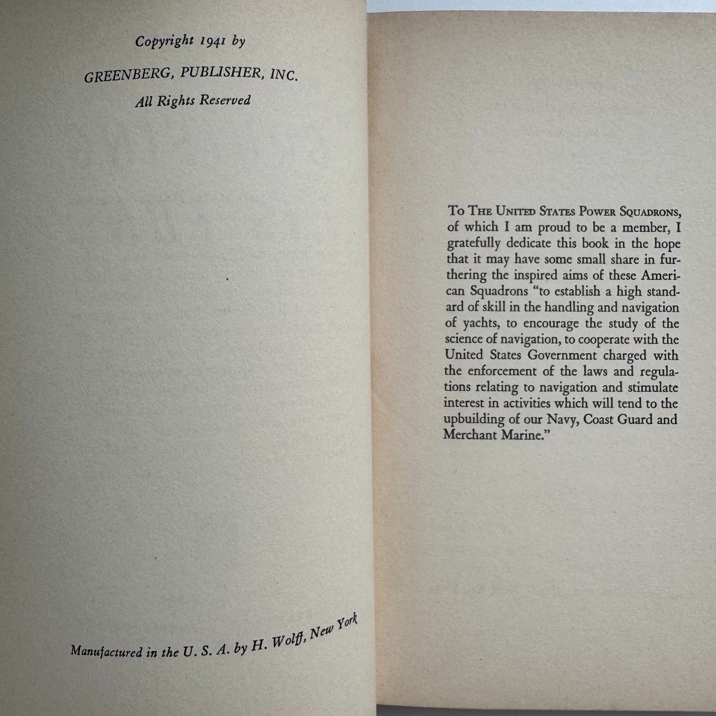 Cruising Is Fun: The Handy Book For Yachtsmen, 1941 Hardcover Boating Book - Pretty Old Books