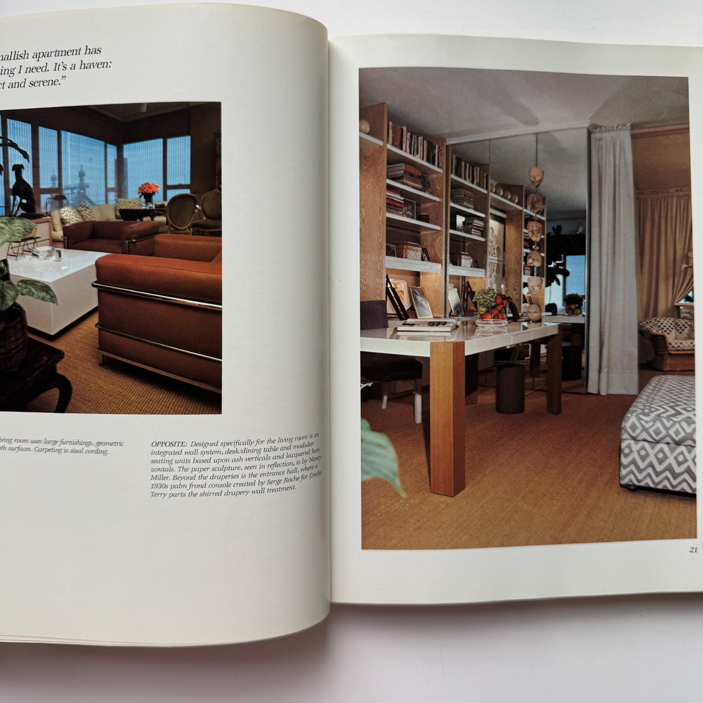 Designers' Own Homes, Architectural Digest Coffee Table Book, 1984 - Pretty Old Books