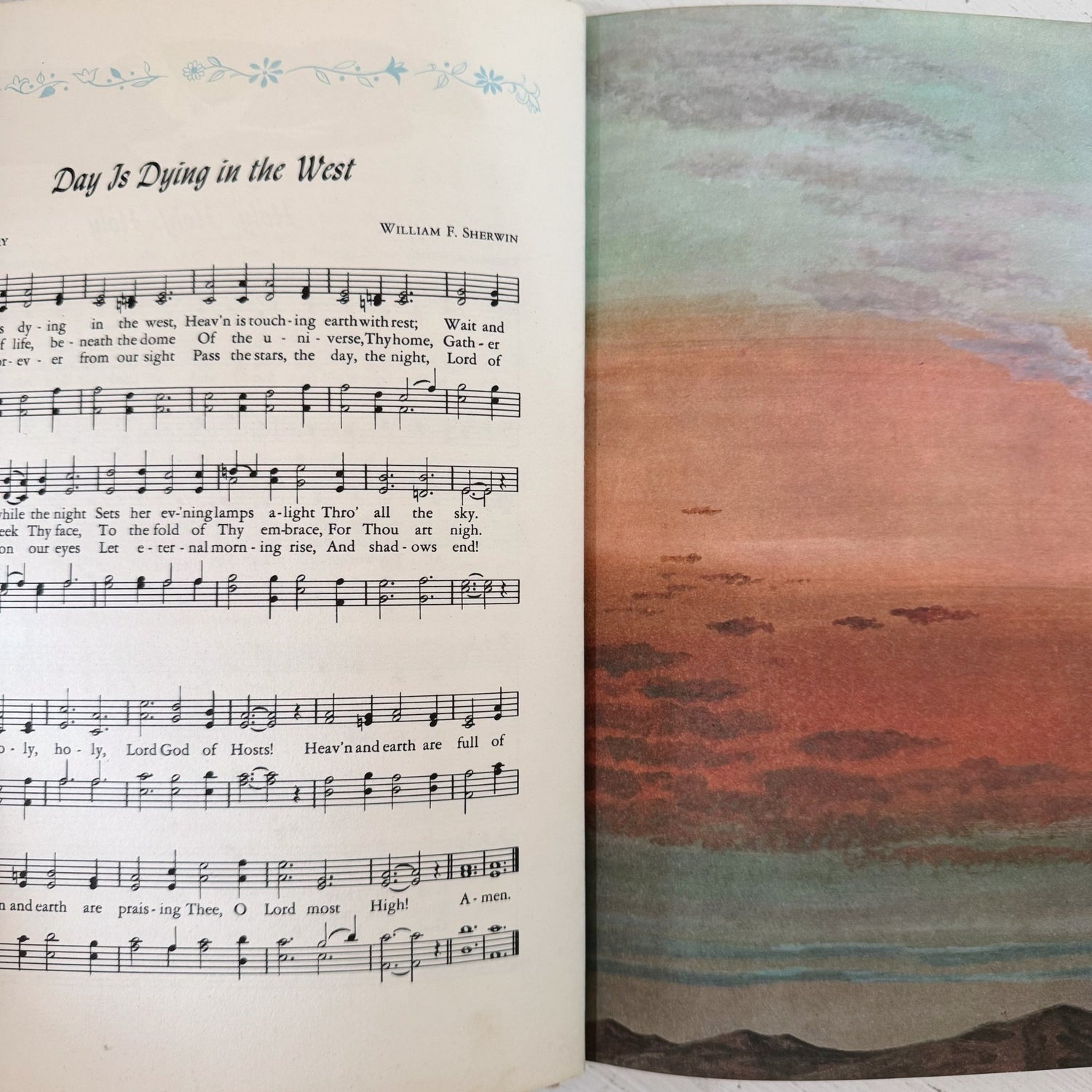 Don McNeill's Family Album of Favorite Hymns, Illustrated 1960 Hardcover Book - Pretty Old Books