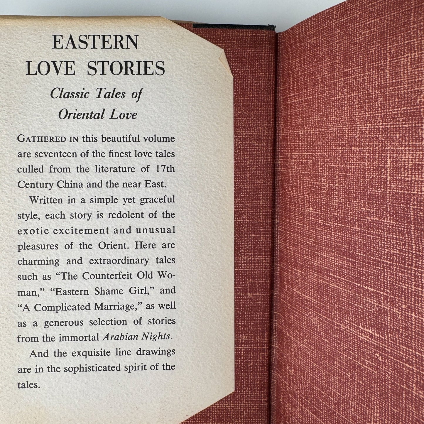 Eastern Love Stories, Classic Tales of Oriental Love, 1951 - Pretty Old Books