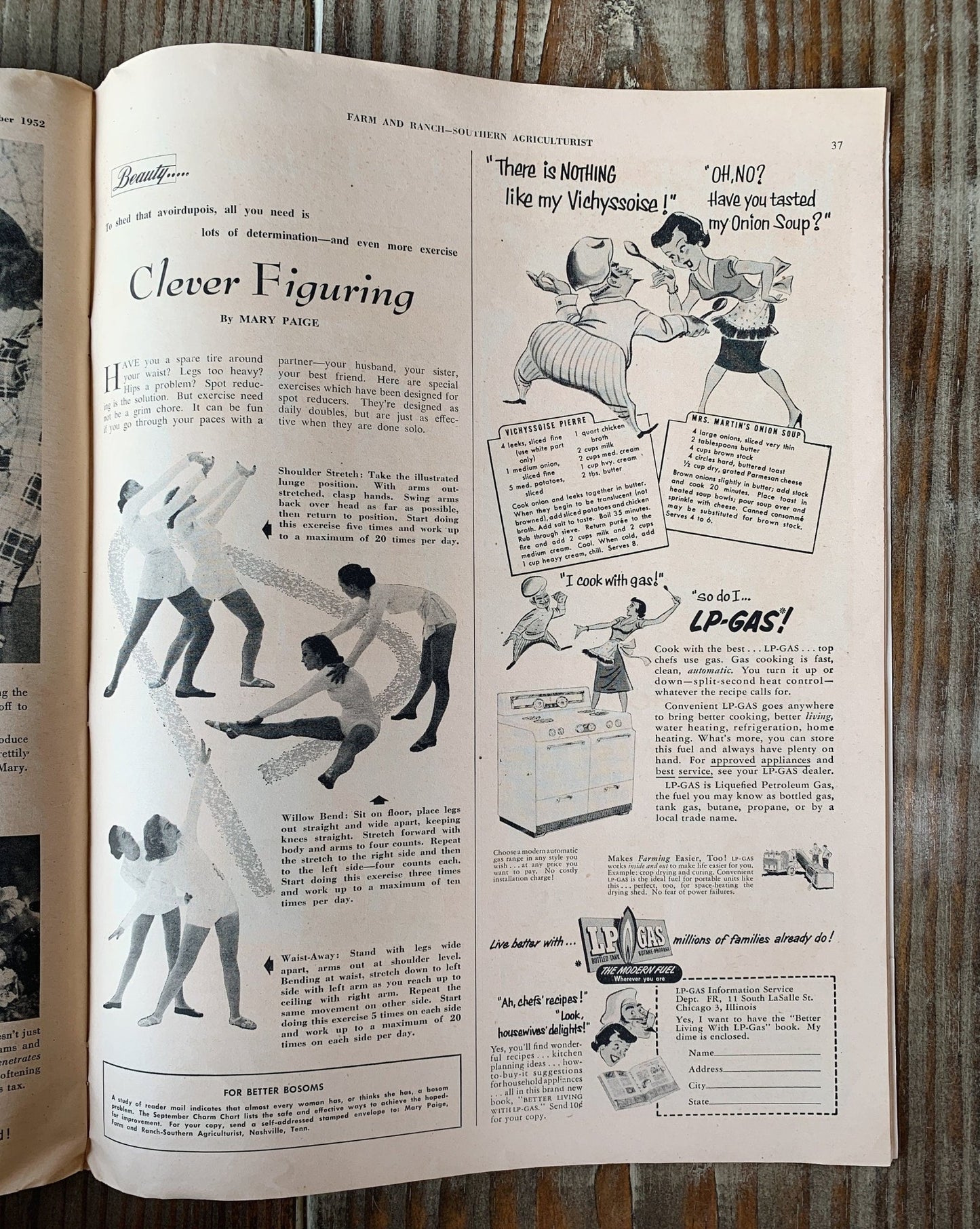 Farm and Ranch Magazine: Southern Agriculturalist, September 1952, Mid - Century Advertising - Pretty Old Books