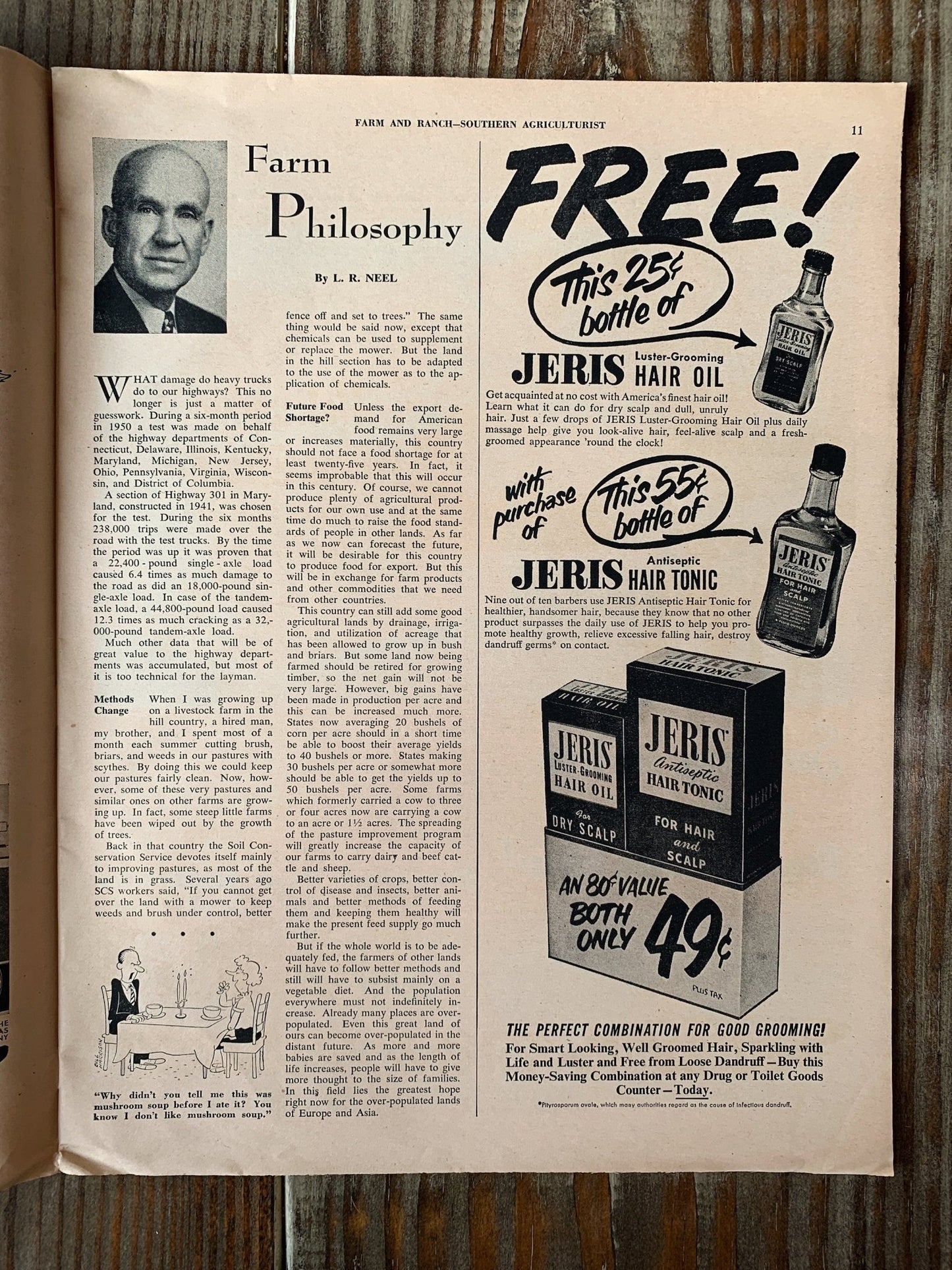 Farm and Ranch Magazine: Southern Agriculturalist, September 1952, Mid - Century Advertising - Pretty Old Books