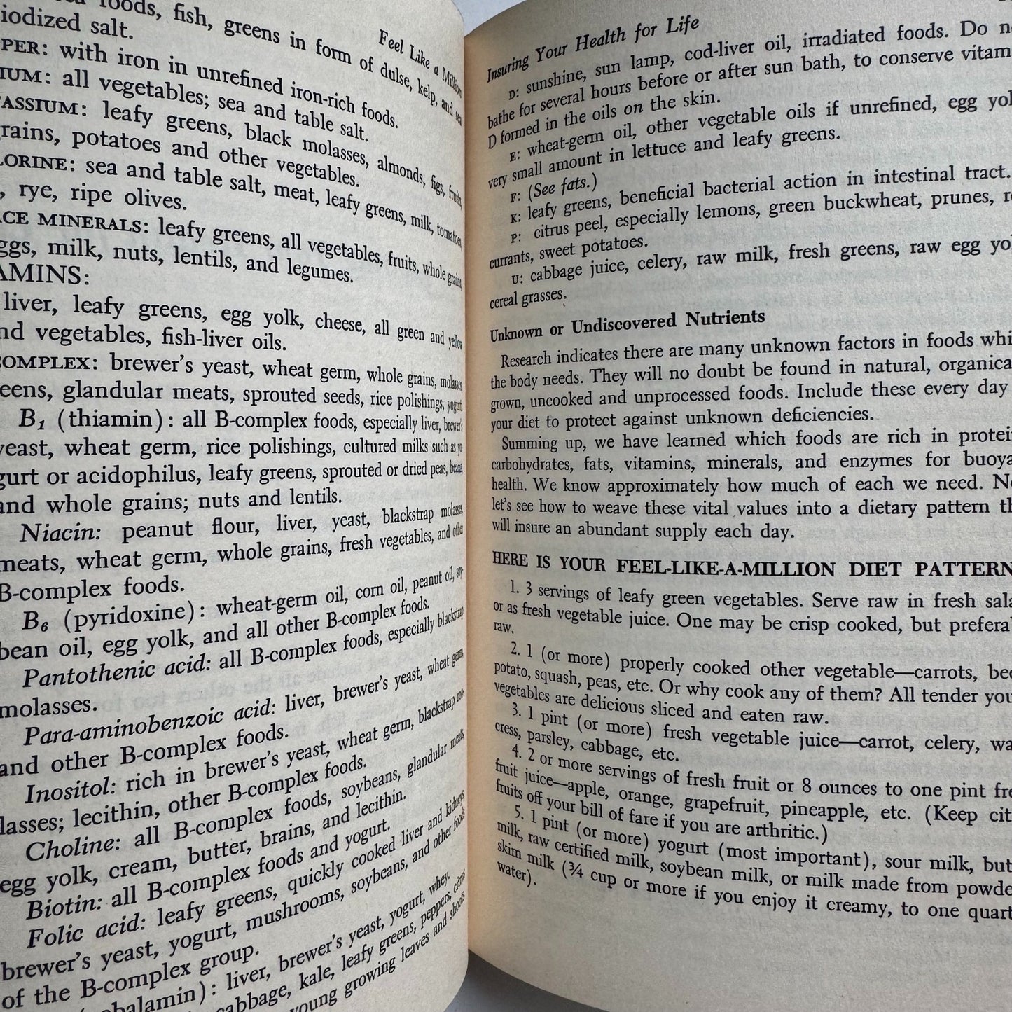 Feel Like A Million, Catharyn Elwood, 1957 Healthy Living Self Help Book - Pretty Old Books