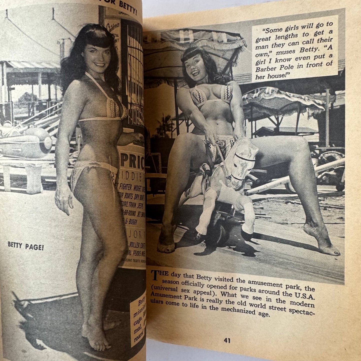 Gaze: Man - Size Entertainment, April 1966, Humor and Girlie Pin - Up Magazine - Pretty Old Books