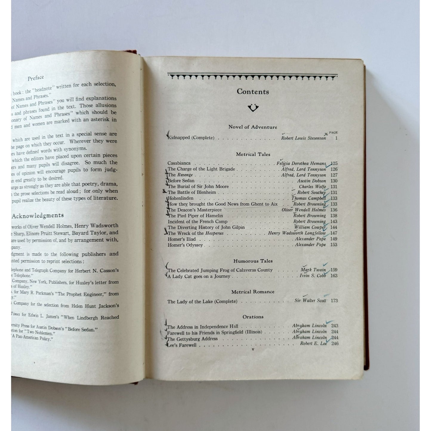 Good Reading for High Schools. Book I: Adventure, 1930, Art Deco - Pretty Old Books