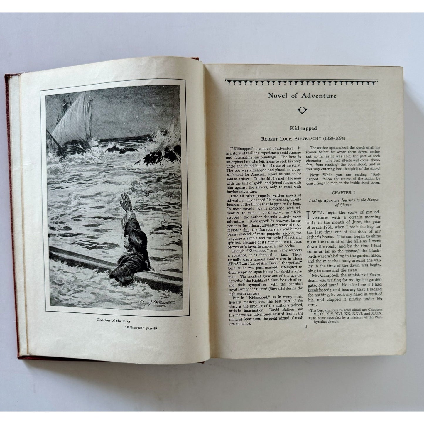 Good Reading for High Schools. Book I: Adventure, 1930, Art Deco - Pretty Old Books