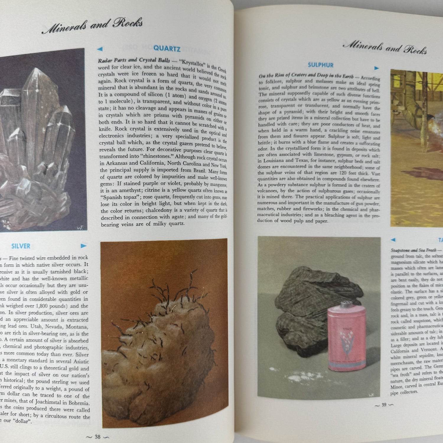 Hammond's Nature Atlas of America, Wildlife Species, 1971, Watercolor Nature Art - Pretty Old Books