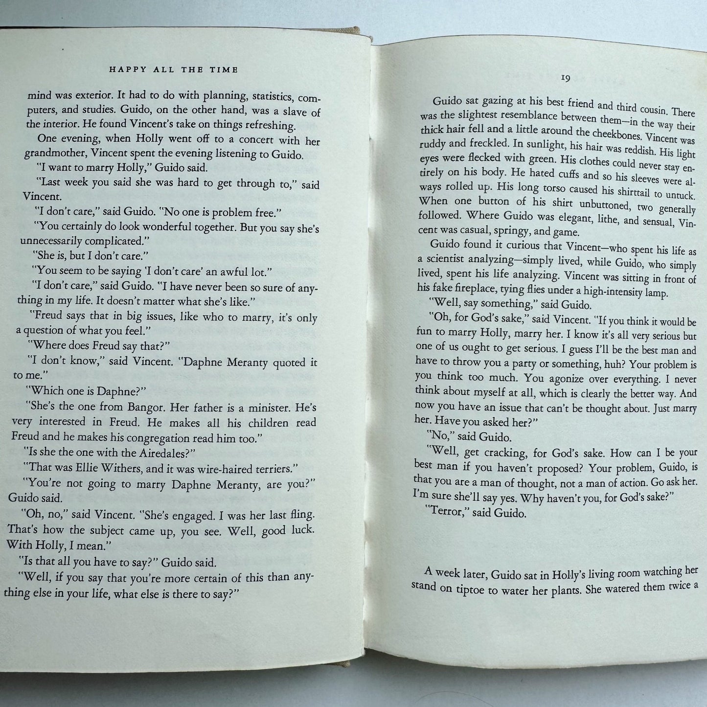 Happy All the Time, Laurie Colwin, 1978 First Edition - Pretty Old Books