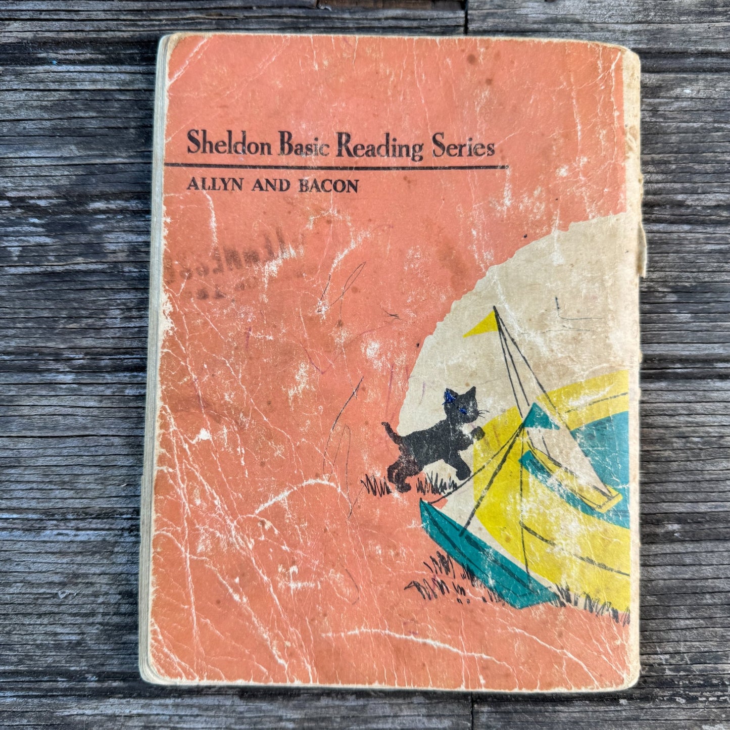 Here and Near, 1957 Paperback School Primer - Pretty Old Books