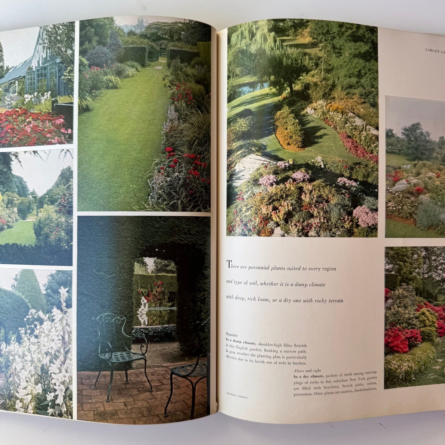House and Garden's New Complete Book of Gardens, Interior Design, Vintage 1953 1955 - Pretty Old Books