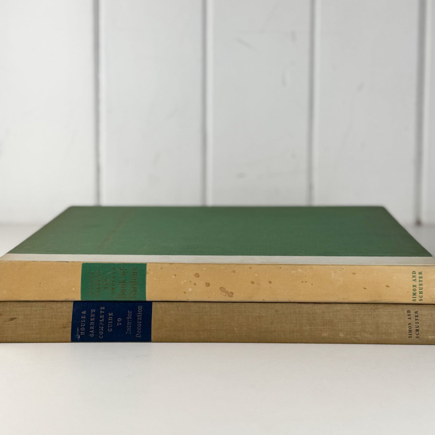 House and Garden's New Complete Book of Gardens, Interior Design, Vintage 1953 1955 - Pretty Old Books