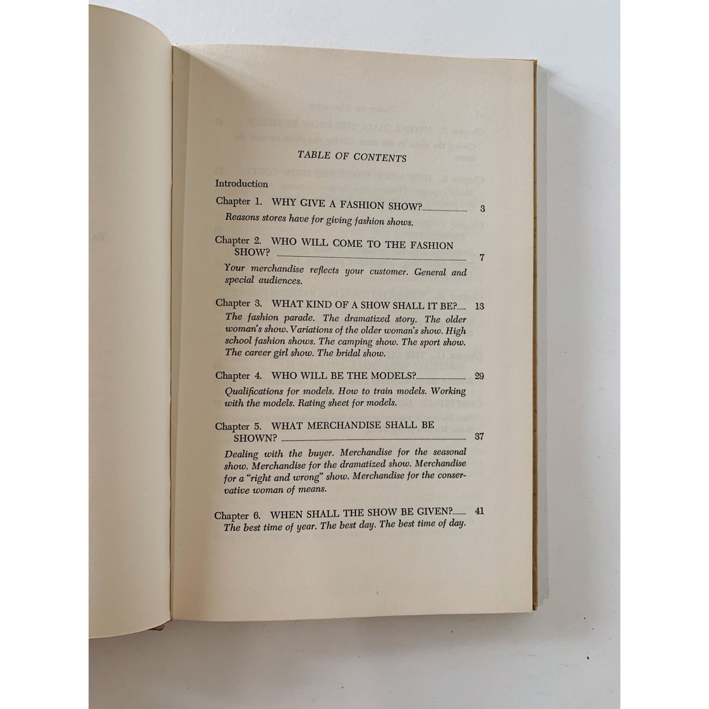 How to Give a Fashion Show, 1957 Hardcover - Pretty Old Books
