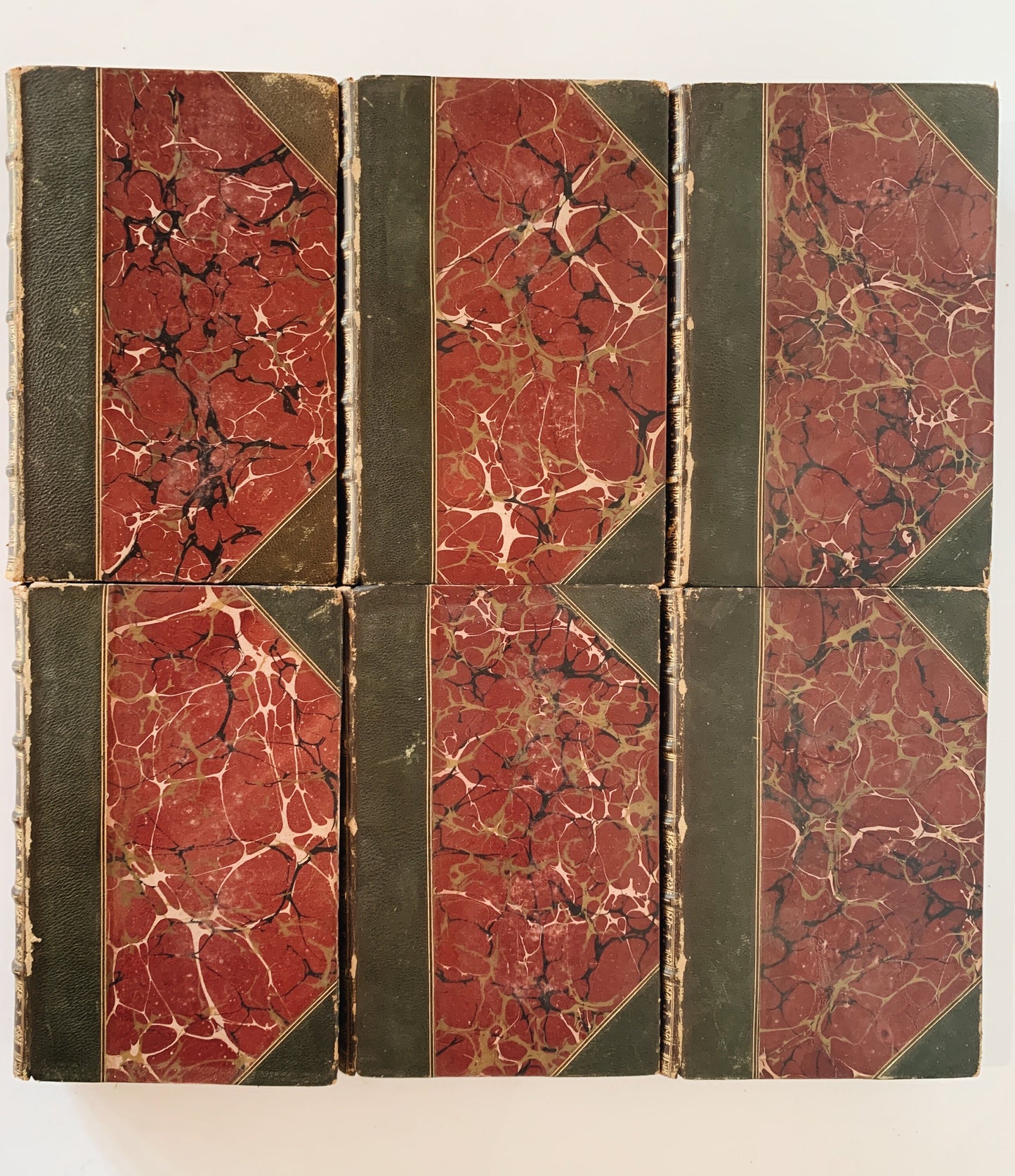 Agnes Strickland Books, Lives of the Queens of England, Scotland, Last Four Princesses of the Royal House of Stuart, Leather 1800s