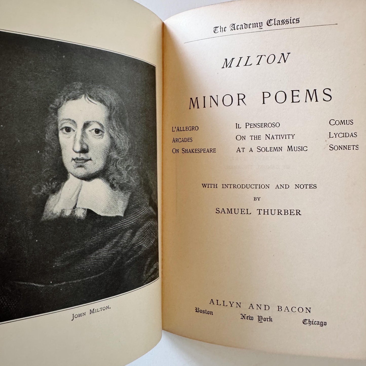Antique Blue School Book Bundle, Classic Literature and Poetry Academy Classics