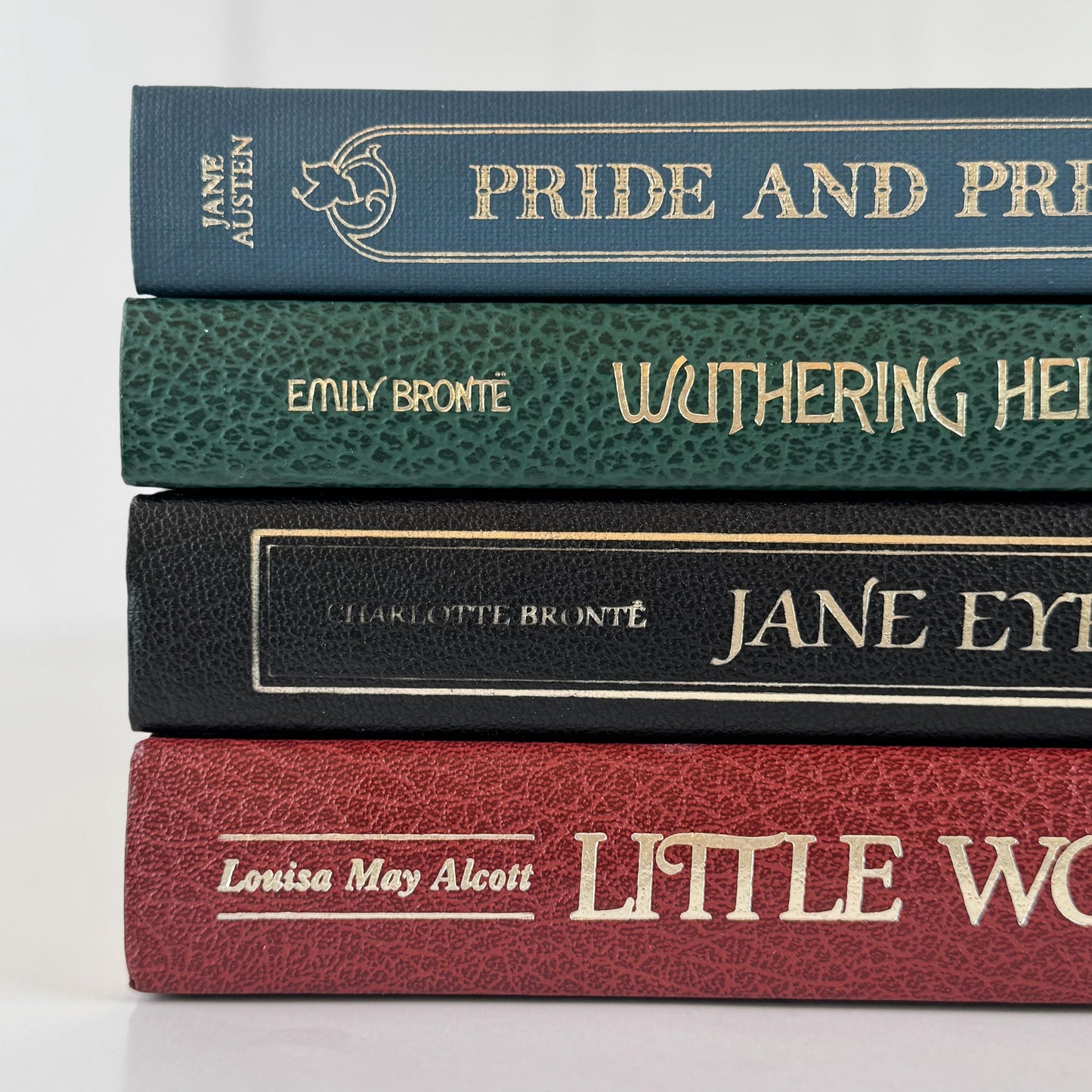 Reader’s Digest Classics Set – Pride and Prejudice, Wuthering Heights, Jane Eyre, Little Women – Hardcover Books with Inserts