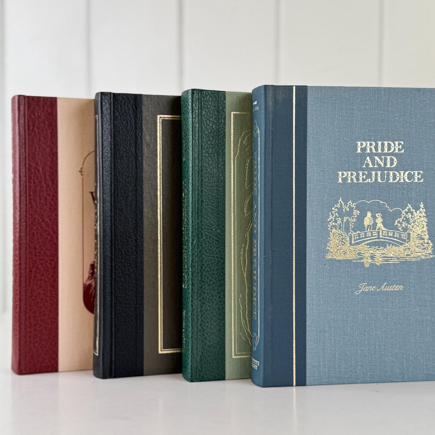Reader’s Digest Classics Set – Pride and Prejudice, Wuthering Heights, Jane Eyre, Little Women – Hardcover Books with Inserts