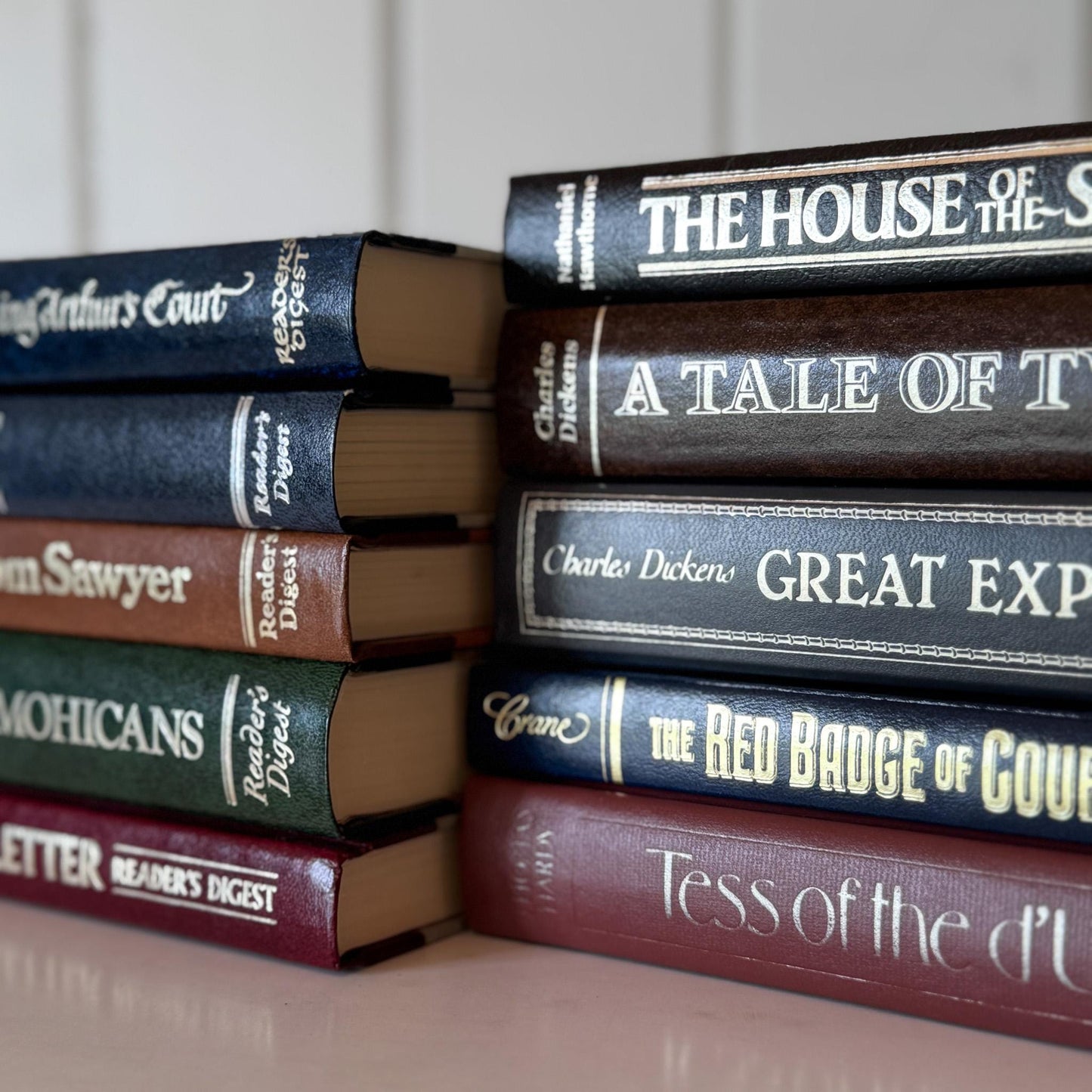Decorative Books, Reader's Digest The World's Best Reading Set, 1980s Bookshelf Decor