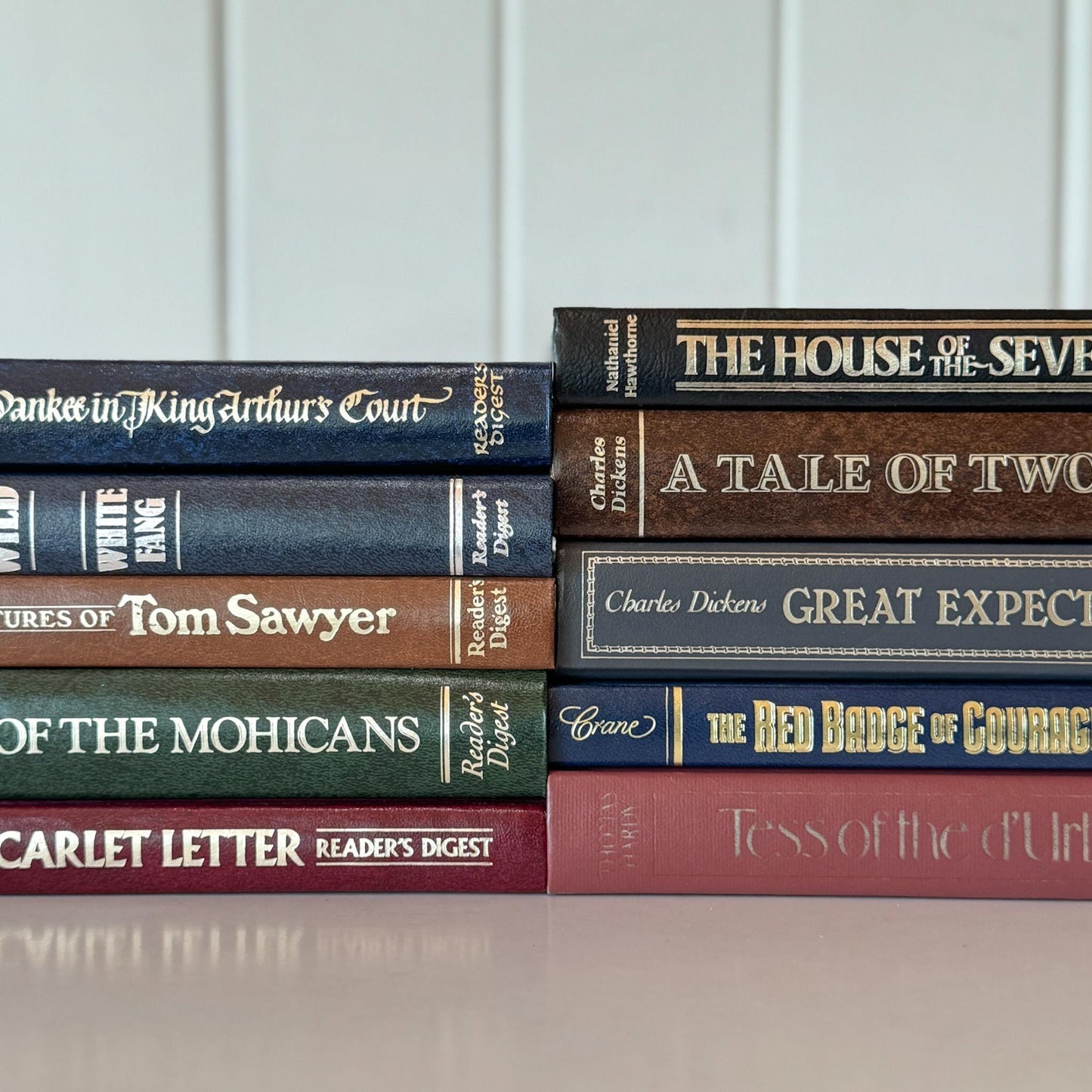 Decorative Books, Reader's Digest The World's Best Reading Set, 1980s Bookshelf Decor
