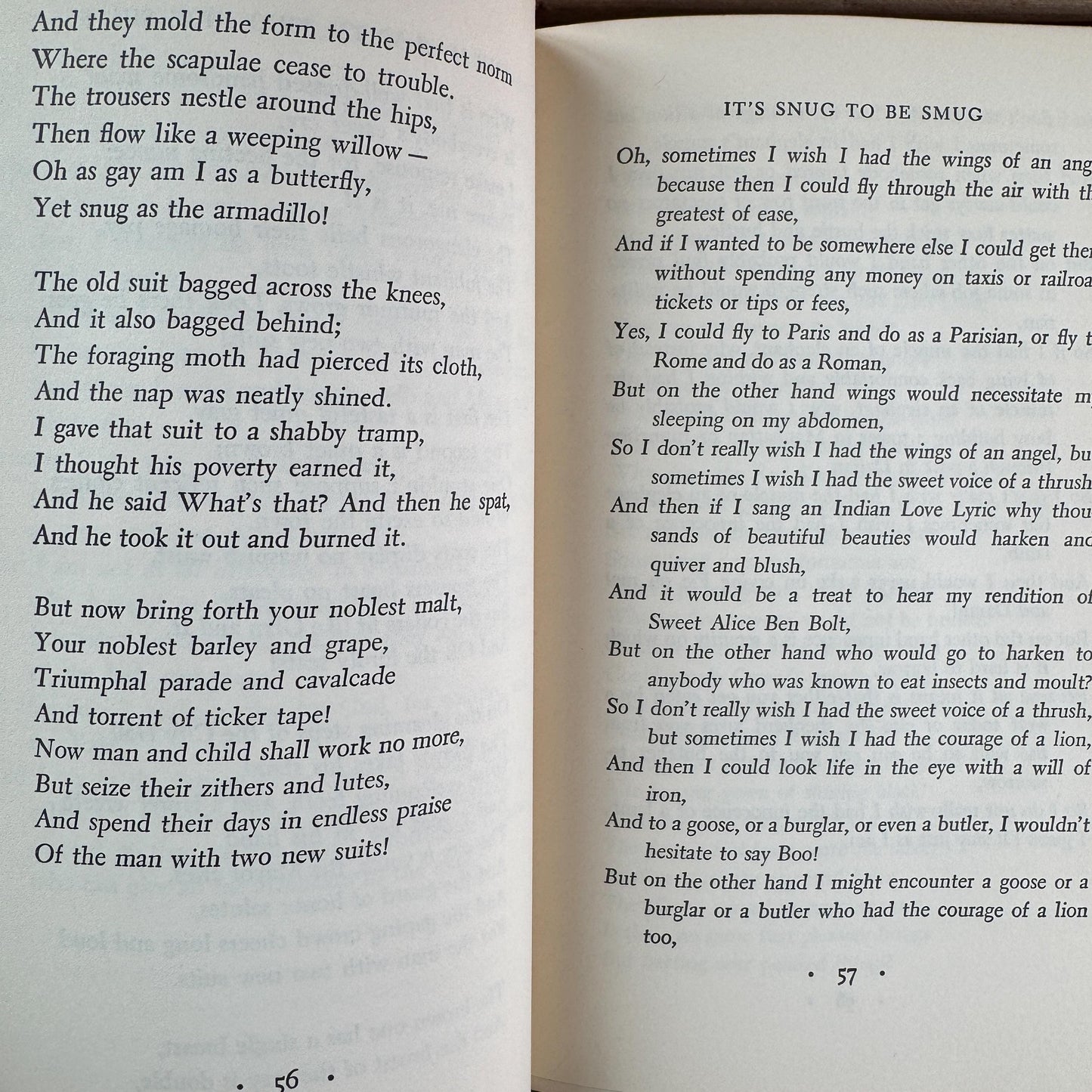 Pink and Faded Red Ogden Nash Vintage Book Bundle