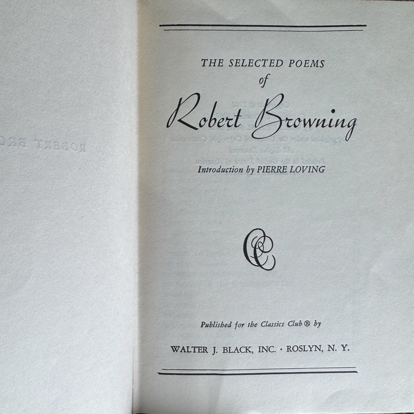 Vintage Classics Club Books, Montaigne, Robert Browning, Dana
