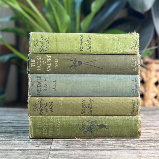 Antique Green Romance and Domestic Fiction Novels