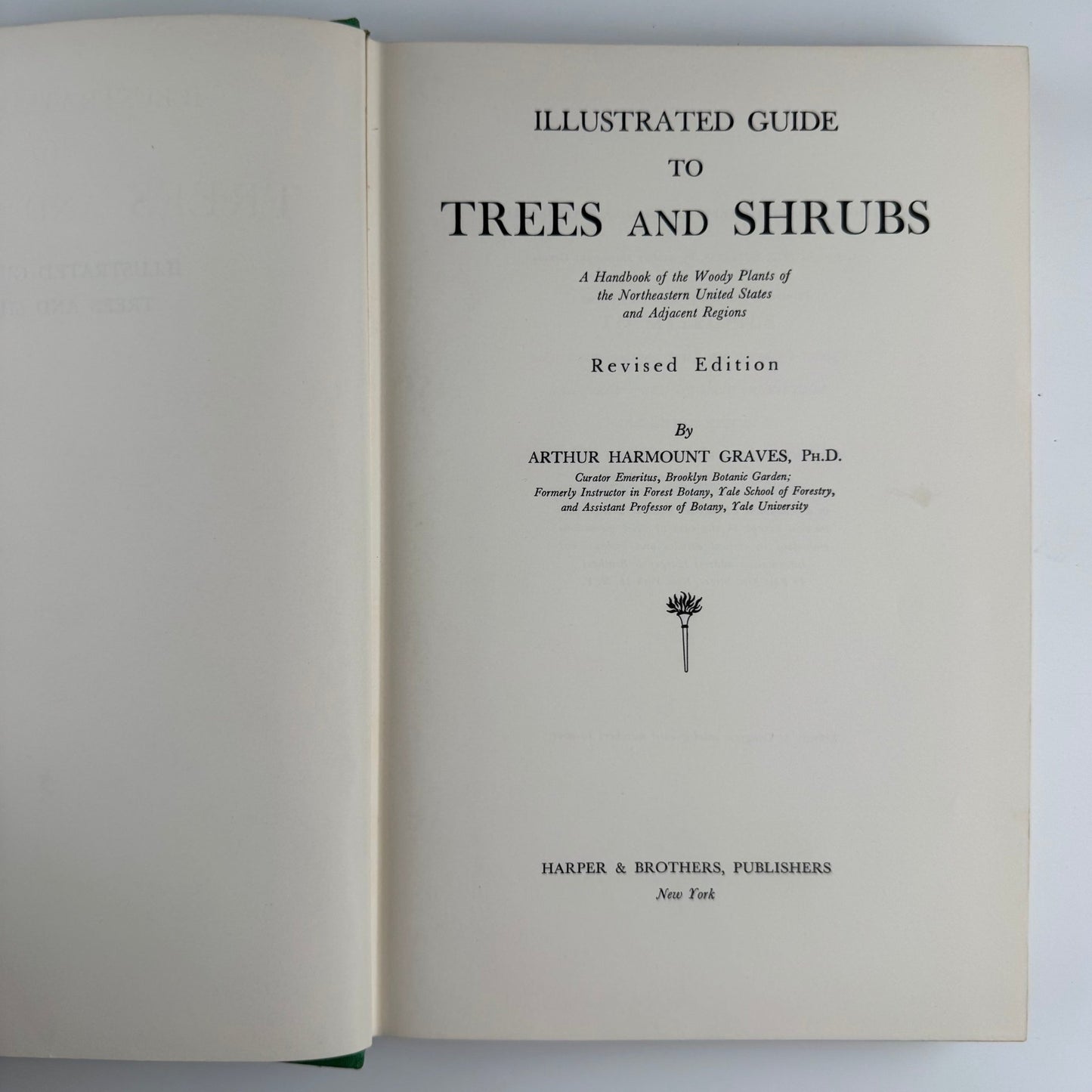 Illustrated Guide to Trees and Shrubs, Northeastern US, 1956 Hardcover - Pretty Old Books